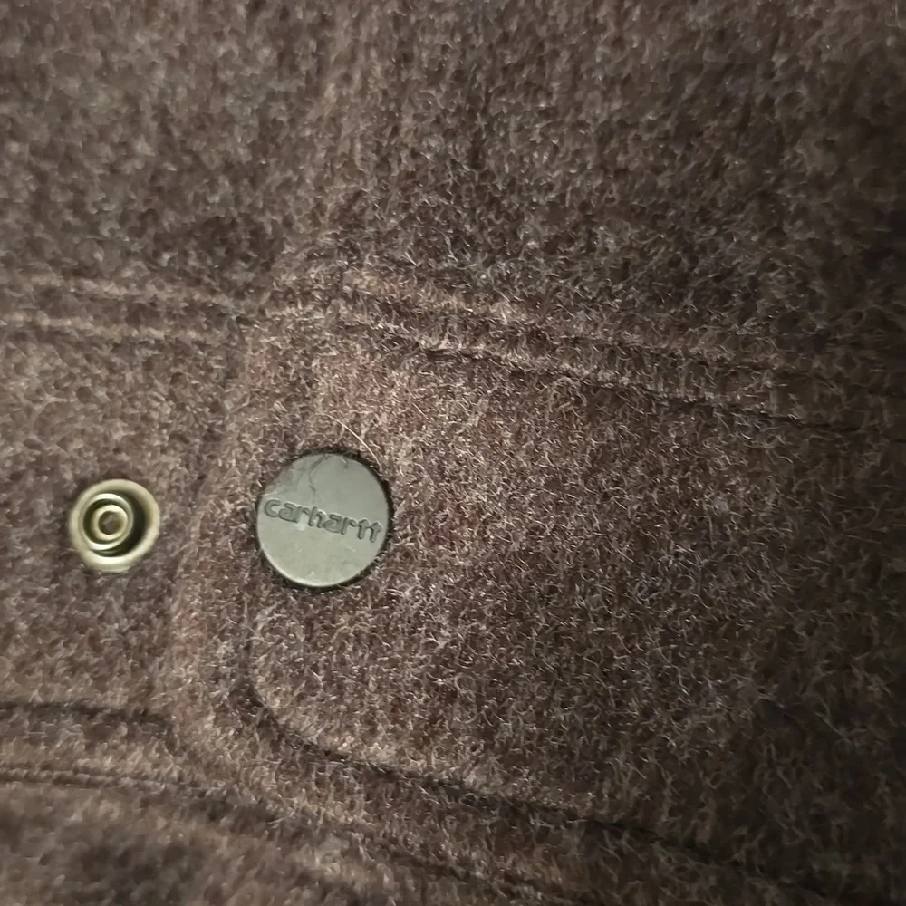 Carhartt Women's Loose Fit Brushed Fleece Shirt Jac - Picture 8 of 10